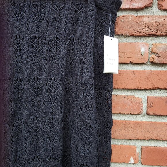 Black Knit Maxi Skirt NWT - Picture 3 of 4